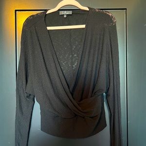 Black Lulu’s Long Sleeve Top